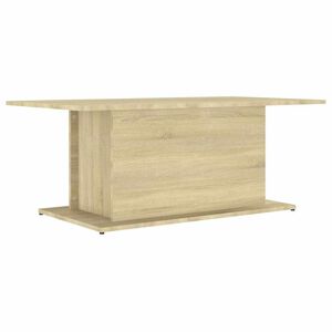 vidaXL Table basse ch&ecirc;ne sonoma 102x55,5x40 cm bois d'ing&eacute;nierie