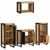 vidaXL Ensemble de mobilier de salle de bain avec tiroir 4 pcs