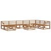 vidaXL Ensemble de canap&eacute;s d'ext&eacute;rieur 9 pcs Naturel