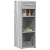 vidaXL Buffet sonoma gris 30x42,5x93 cm bois d'ing&eacute;nierie