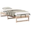 vidaXL Cadre de lit Marron 90 x 210 cm Pin massif