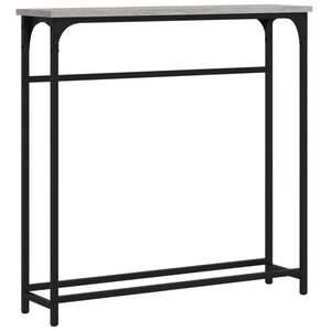 vidaXL Table console sonoma gris 75x19,5x75 cm bois d'ing&eacute;nierie