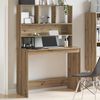 vidaXL Bureau avec &eacute;tag&egrave;res ch&ecirc;ne artisanal Bois d'ing&eacute;nierie
