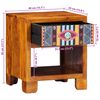vidaXL Buffet Multicolore 40 x 35 x 45 cm Bois d'acacia massif