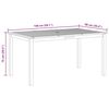 vidaXL Table de jardin 150x90x74 cm Bois d'acacia massif