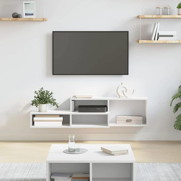 vidaXL SupportmuralpourTV 120x25x28,5cm Bois d'ing&eacute;nierie