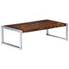 vidaXL Table basse 120x60x35 cm Bois de r&eacute;cup&eacute;ration solide