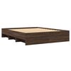 vidaXL Cadre de lit sans matelas ch&ecirc;ne marron 160x200 cm