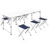 vidaXL Jeu de table pliable de camping et 6 tabourets 180x60 cm