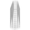 vidaXL Lit sur&eacute;lev&eacute; &agrave; gabion Fer galvanis&eacute; 540x50x100 cm