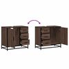 vidaXL Armoire de lavabo de salle de bain ch&ecirc;ne marron 65x33x60 cm