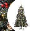 vidaXL Sapin de No&euml;l artificiel Vert 120 cm PVC, plastique et acier