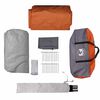 vidaXL Tente tunnel avec toit Gris et orange 778 x 356 x 210 cm