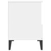 vidaXL Table de chevet Blanc 40x35x50 cm
