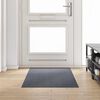 vidaXL Tapis Couloir Gris 80 x 200 cm tissu