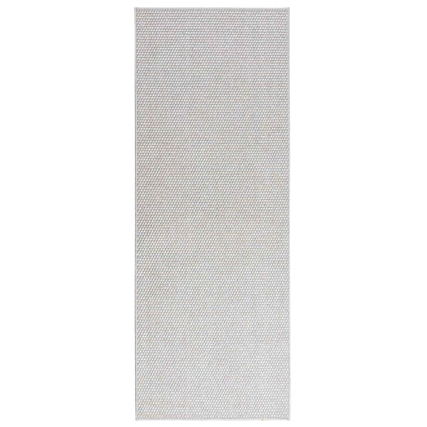 vidaXL Tapis de surface LUGO Cr&egrave;me et gris 200 x 80 cm Polyester