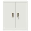 vidaXL Armoire de rangement Blanc 60 x 40 x 70 cm Acier