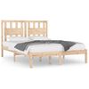vidaXL Cadre de lit sans matelas bois massif