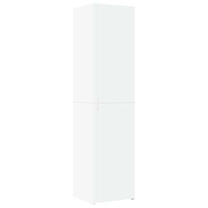 vidaXL Buffet haut blanc 45x42,5x185 cm bois d'ing&eacute;nierie