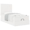 vidaXL Lit ottoman avec matelas blanc 80x200 cm similicuir
