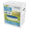 Intex Couverture solaire de piscine Bleu 348 cm Poly&eacute;thyl&egrave;ne