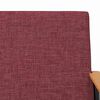 vidaXL fauteuil Bordeaux 59 x 75 x 78 cm tissu