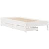 vidaXL Cadre de lit sans matelas blanc 90x200 cm bois de pin massif
