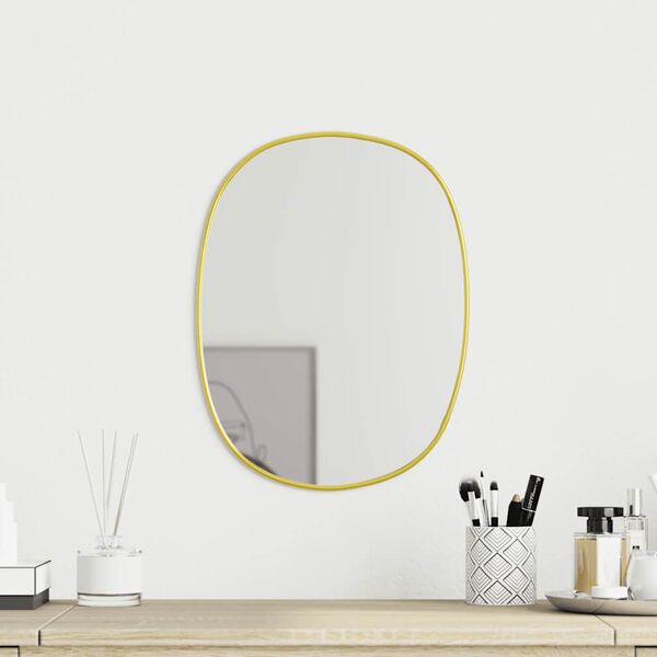 vidaXL Miroir mural Dor&eacute; 40x30 cm