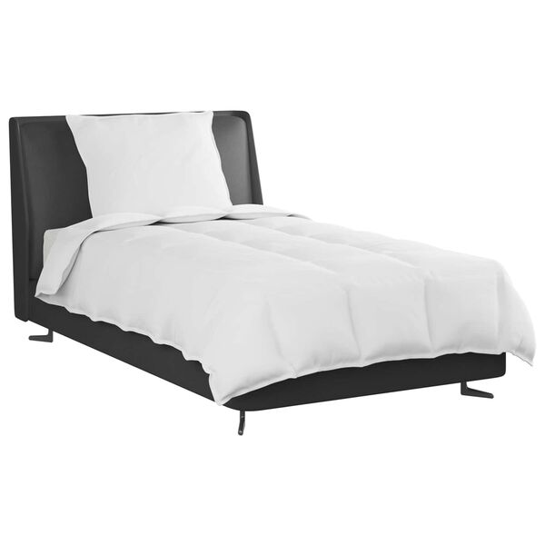 vidaXL Duvet 2-en-1 avec oreiller 2 pcs Blanc Plume de canard