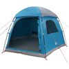 vidaXL Tente de familiale igloo 6 personnes bleu imperméable