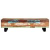 vidaXL Table basse 120x50x30 cm Bois de r&eacute;cup&eacute;ration solide et acier
