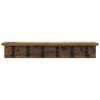 vidaXL Porte-manteau mural Bois ancien 60 x 10,5 x 10,5 cm
