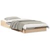 vidaXL Cadre de lit Marron 100 x 200 cm Pin massif