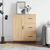 vidaXL Buffet ch&ecirc;ne sonoma 69,5x34x90 cm bois d'ing&eacute;nierie