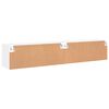 vidaXL Meubles TV muraux 2 pcs blanc 80x30x30 cm bois d'ing&eacute;nierie