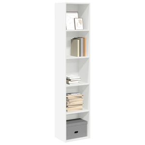 vidaXL Biblioth&egrave;que blanc 40x30x189 cm bois d'ing&eacute;nierie