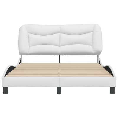 vidaXL Cadre de lit sans matelas blanc 120x200 cm similicuir