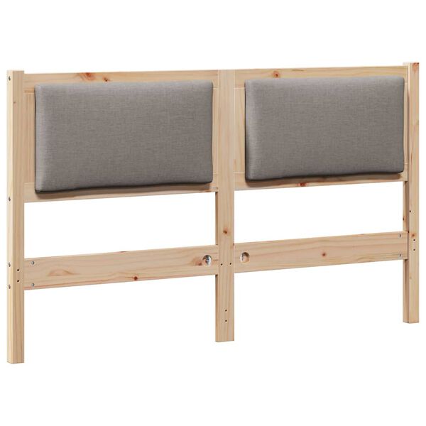 vidaXL T&ecirc;te de lit Autre Marron 160 cm Bois massif en pin
