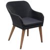 vidaXL Ensemble &agrave; manger de jardin 9 pcs Noir