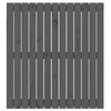 vidaXL T&ecirc;te de lit murale Gris 82,5x3x90 cm Bois massif de pin