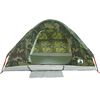 vidaXL Tente de camping &agrave; d&ocirc;me 4 personnes camouflage imperm&eacute;able