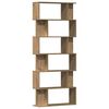 vidaXL Biblioth&egrave;que ch&ecirc;ne artisanal 80x24x192 cm bois d'ing&eacute;nierie