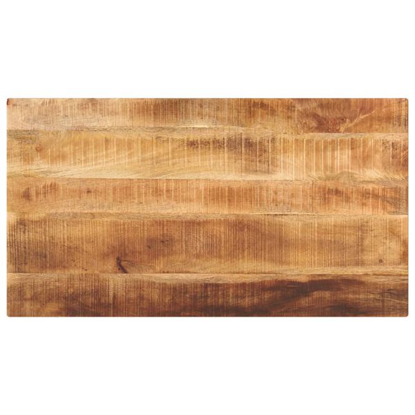 vidaXL Dessus de table rectangulaire bois massif de manguier brut