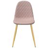 vidaXL Chaises &agrave; manger lot de 6 rose velours