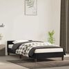 vidaXL Cadre de lit sans matelas noir 100x200 cm velours