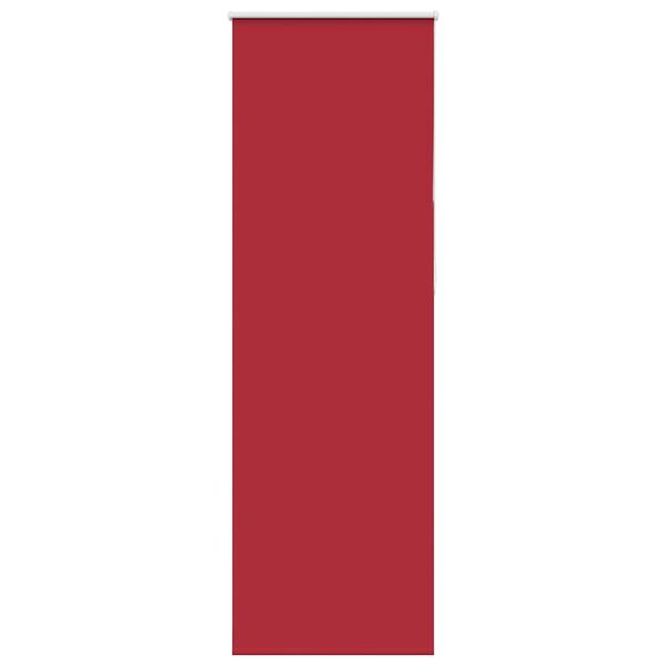 vidaXL Store enrouleur occultant rouge largeur du tissu 60,7 cm