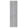 vidaXL Garde-robe Sonoma gris 80x52x180 cm Bois d'ing&eacute;nierie