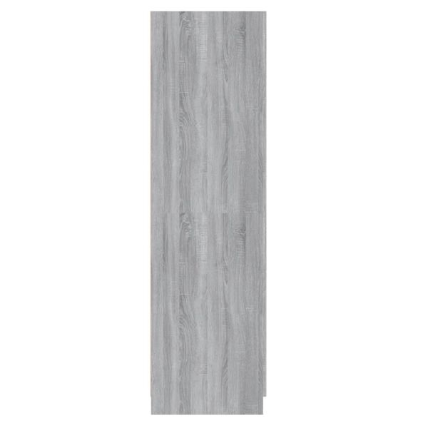 vidaXL Garde-robe Sonoma gris 80x52x180 cm Bois d'ing&eacute;nierie