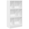 vidaXL Biblioth&egrave;que blanc 57x28,5x107,5 cm bois d'ing&eacute;nierie