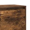 vidaXL Table de chevet ch&ecirc;ne fum&eacute; 45x34x44,5 cm bois d'ing&eacute;nierie